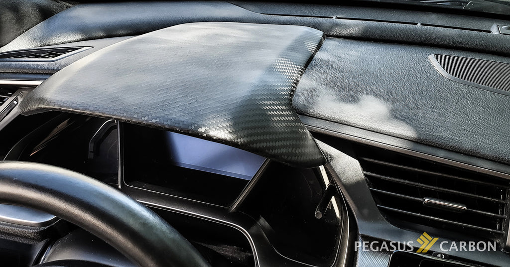 Honda Civic 10th Gen Carbon Dash Cover / Visor (2016+) - Pegasus Carbon